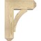 Ekena Millwork Thorton Craftsman Rough Sawn Bracket w/ Offset Brace, Douglas Fir, 6"W x 14"D x 18"H BKT0604X14X18THR04RDF - alternate 3